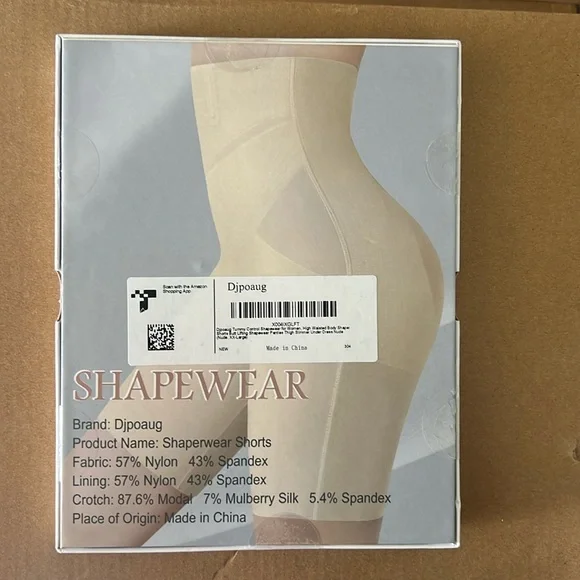 NWT Tummy Control Shapewear High Waisted Body Shaper Shorts Butt Lifting XXL - Picture 2 of 5